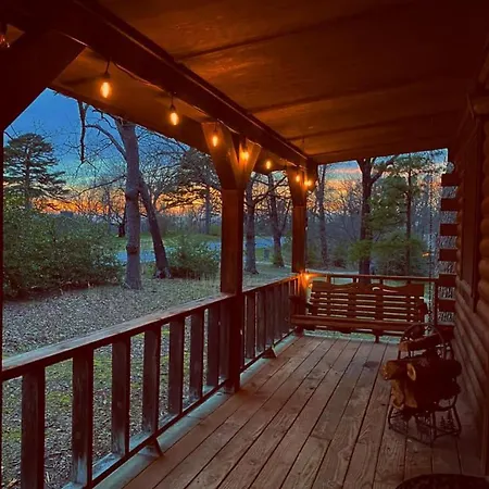 Cozy Cabin At Bear Mountain Log Cabins Eureka Springs Exterior photo